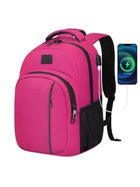 Travel Laptop Backpack USB Charging Water Resistant Carry On School Bag